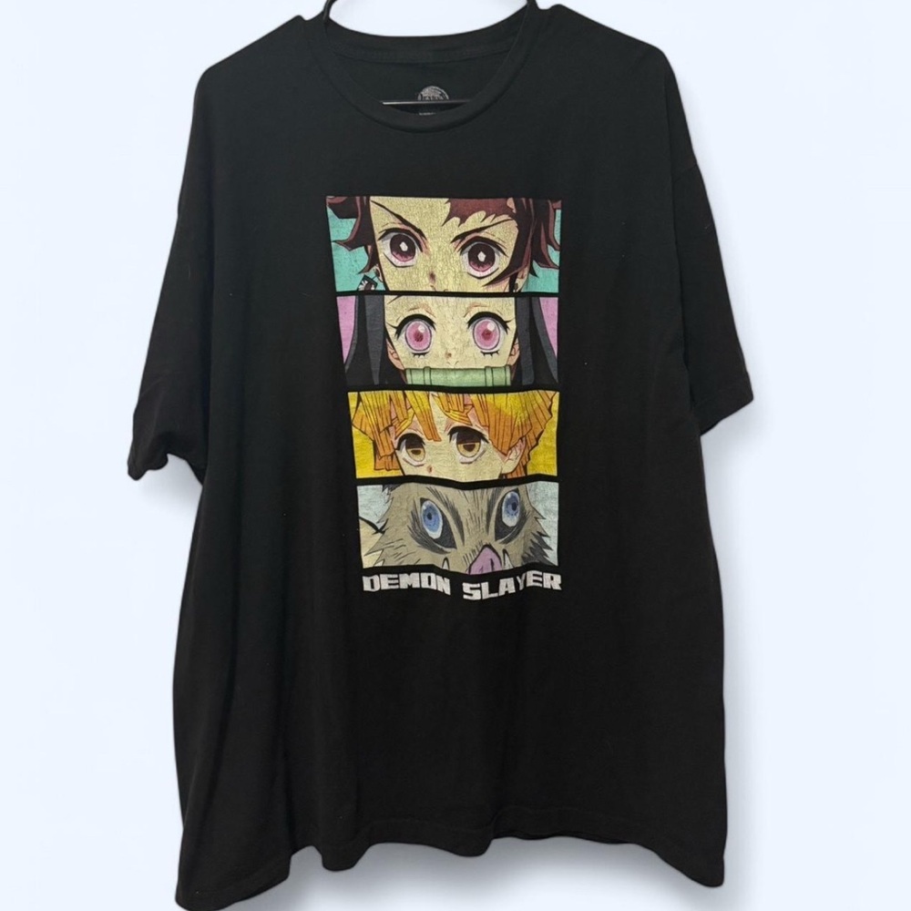 Demon Slayer Black Graphic T-Shirt